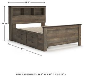 Bed Frame and Nightstand