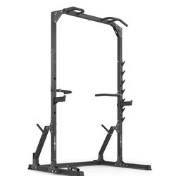 Squat rack with bar