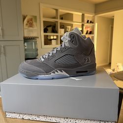 Wolf Grey Jordan 5s