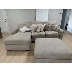3-Piece sectional with Chaise