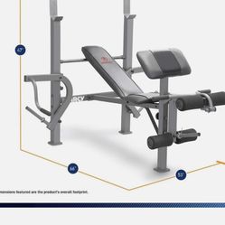 Marcy Weight Bench And Olympic Bar