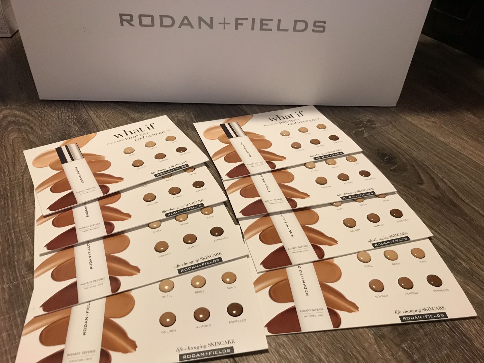 Rodan and Fields 8 sample cards