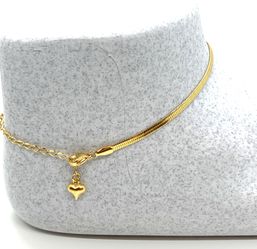 Anklet Stainless Steel 18K Gold Plated