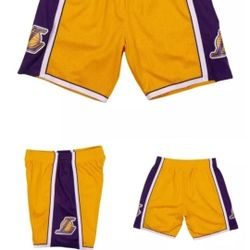 Lakers ORIGINAL shorts, Mitchell And NESS, 2XL