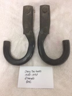 Chevy tow hooks