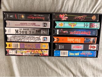VHS movies & case