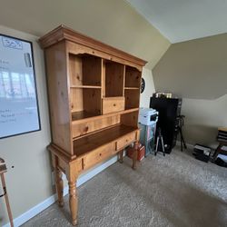 Wooden Display Hutch