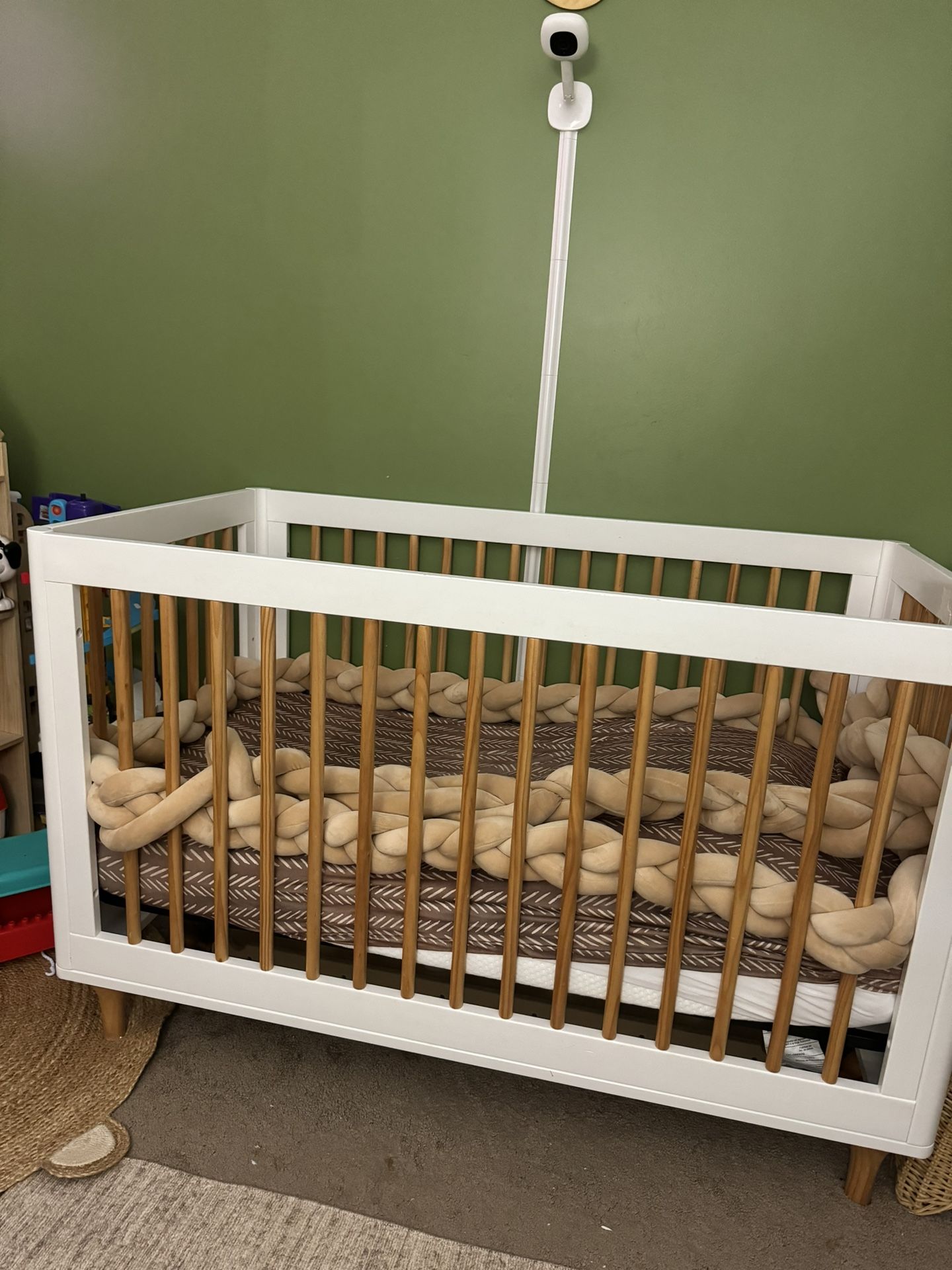Boho Theme 3 In 1 Baby Crib 