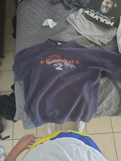 Vintage Denver Broncos Longsleeve Sweater Unisex XL