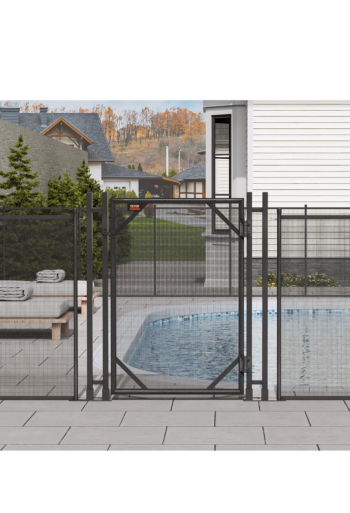 Pool fence gate