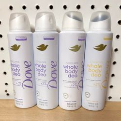 Brand New Dove Whole Body Spray - $5 each