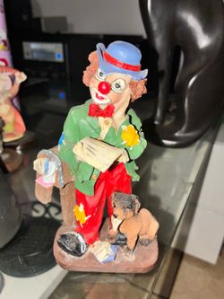Vintage Clown Figurines