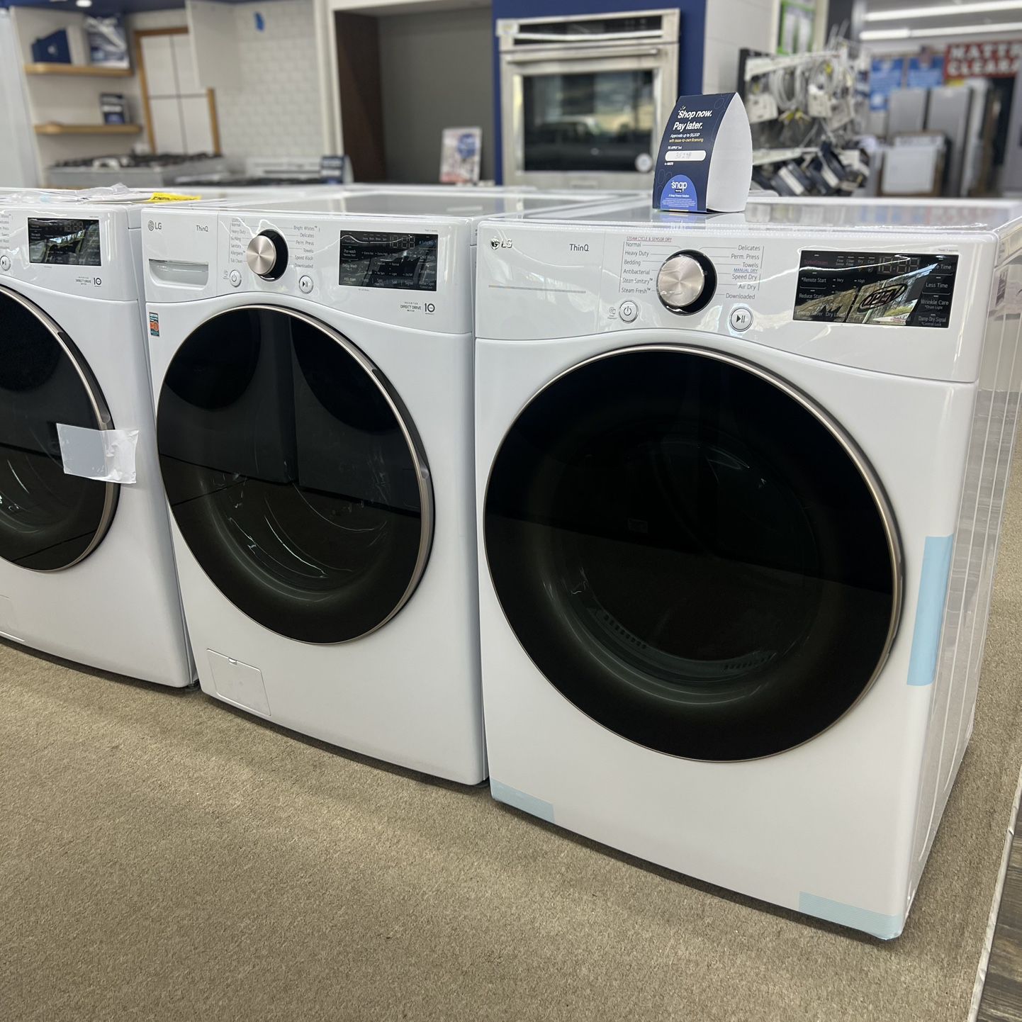 LG Front Load Washer & Dryer Set $10 Down Payment 