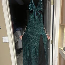 green prom/formal dress 