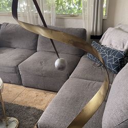 Vintage 70s/80s Kinetic Ribbon Sculpture By Curtis Jére