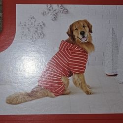 Size Large Pet Flannel Pajamas