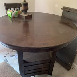 Kitchen Table with insert With 4 Chairs