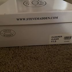 Steve Madden Clear Heels Size 11 
