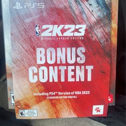 Full NBA 2k23  Micheal Jordan Edition Digital code For Ps4 Only 