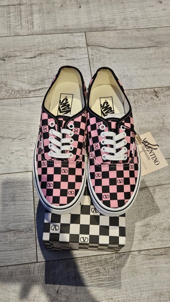 Vans Valentino Garavani Checkerboard Pink Size 7.5M