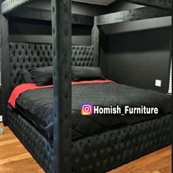 New In Box King Bed Frame +Mattress (Read Description Below)