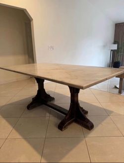 Marble dining table