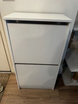 IKEA white shoe cabinet