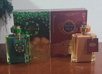 Arabic Saffron Oud & Irish Leather EDP 3.4 Oz/100ML - (Unisex)  (2 Pack)