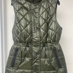 Michael Kors Olive Puffer Vest