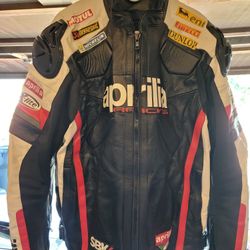 Aprilia Leather Racing Jacket 
