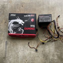 Gaming Motherboard And Power Supply 