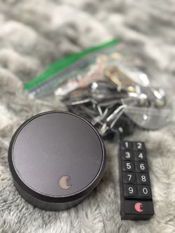 August Smart Lock Pro (2ND Gen) ASL-02 - DARK GRAY/BLACK 