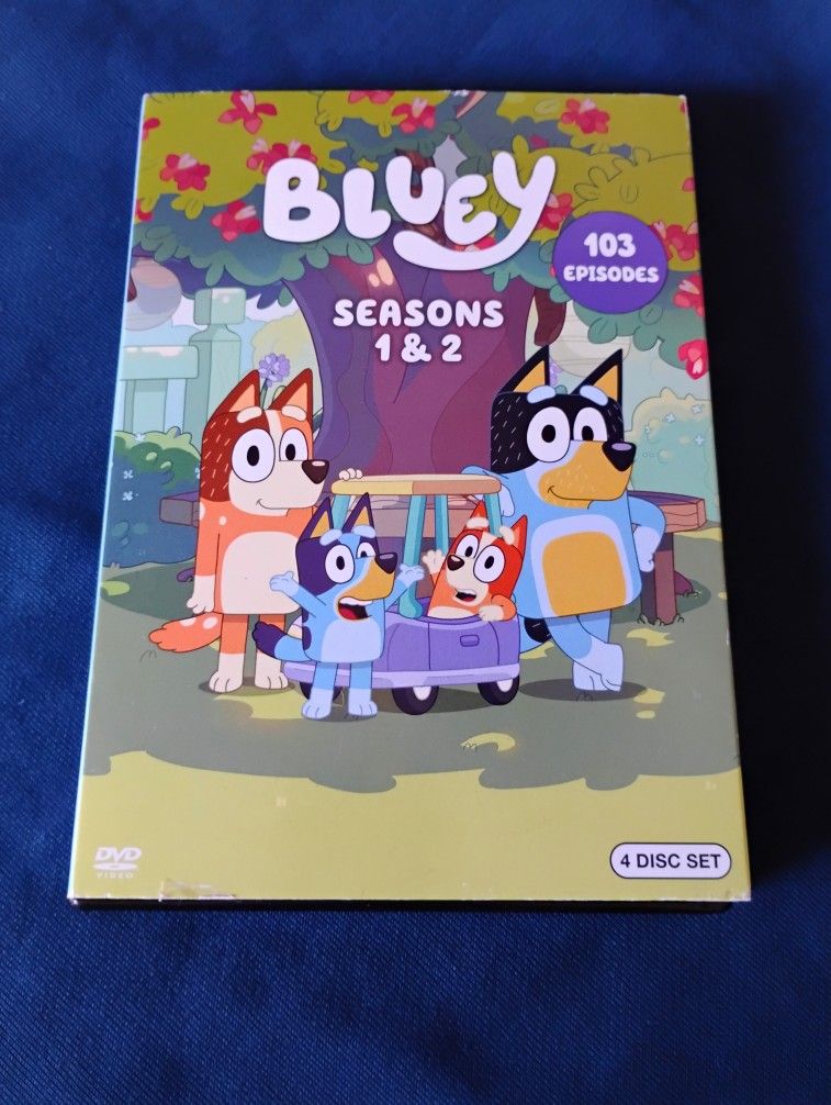 DISNEY'S BLUEY SEASONS 1&2 ON DVD