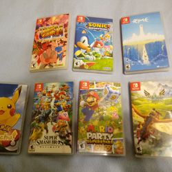 7 Nintendo Switch Games LOT