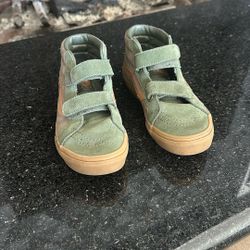 Green Vans Size 3y