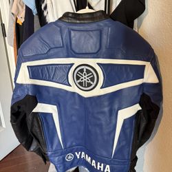 Yamaha Leather Motorcycle Jacket 
