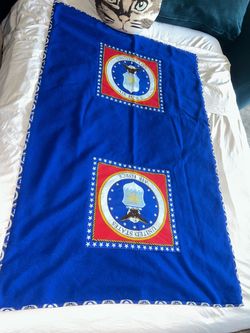 VINTAGE AIR FORCE UNITED STATES  eagle print Small Blanket