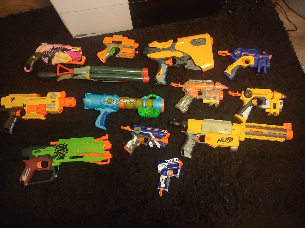 Nerf Gun Collection + Ammo