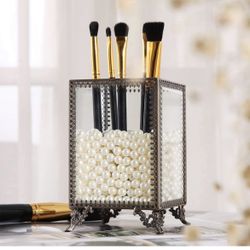 Vintage Make up Brush Holder