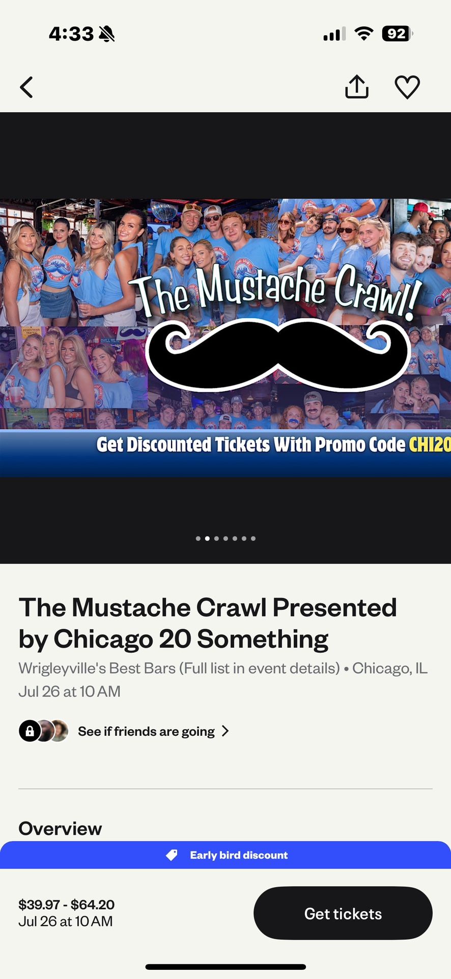 Mustache Crawl Tickets