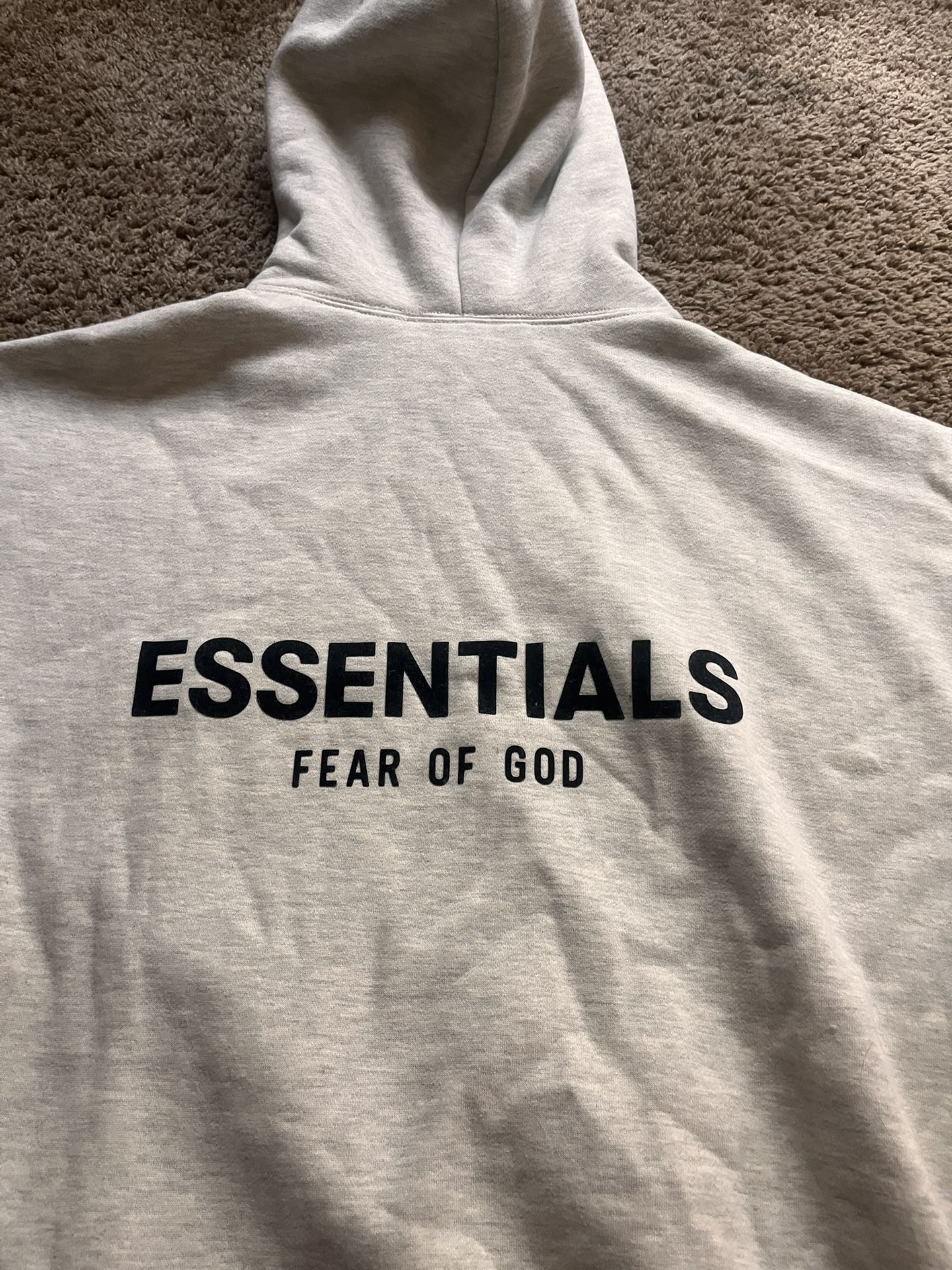 light Oatmeal Essentials Hoodie