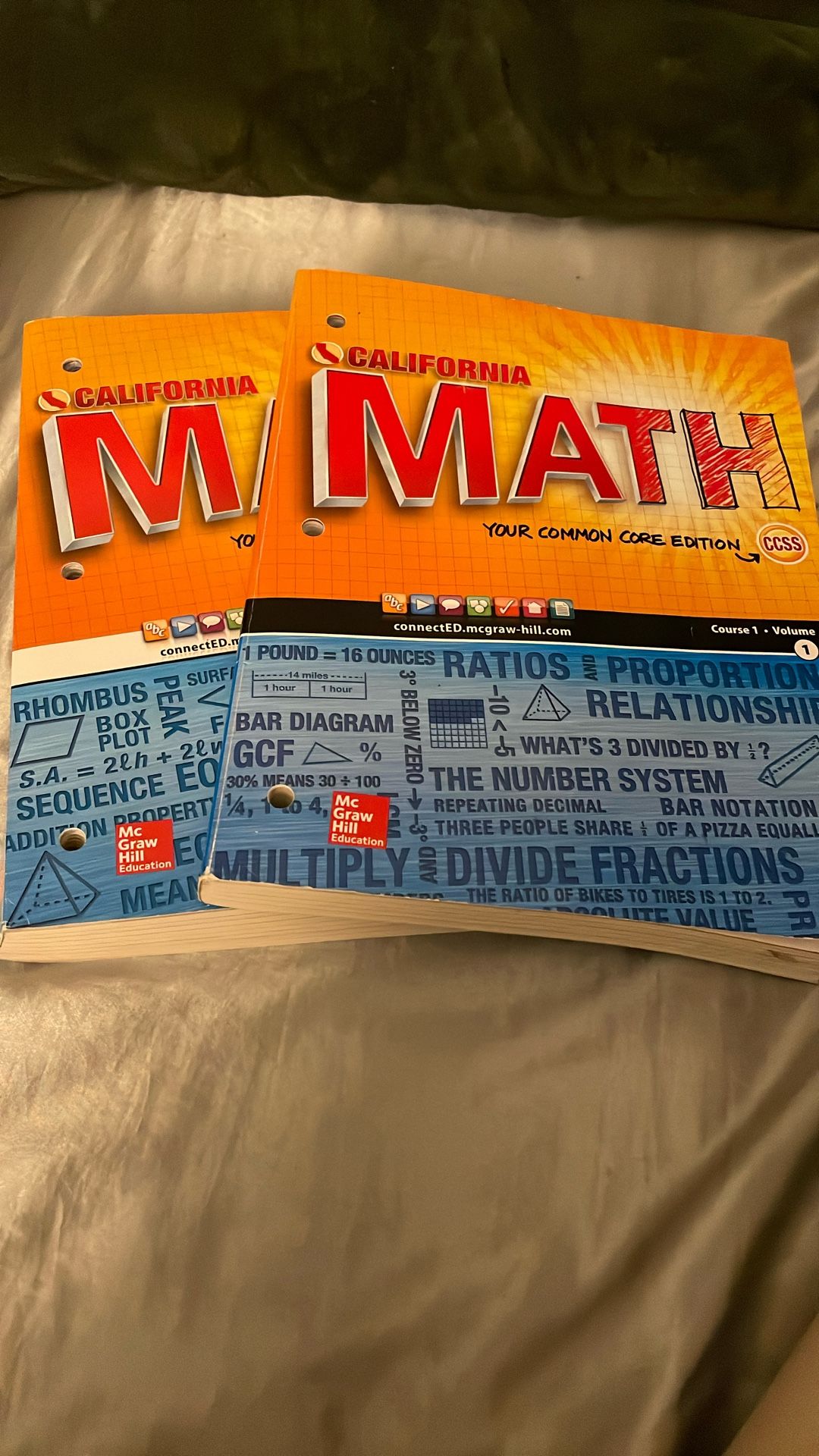 California math workbook