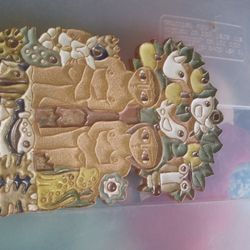 Adam And Eve Ceramic Plaque Cross Posted, North Riverside 