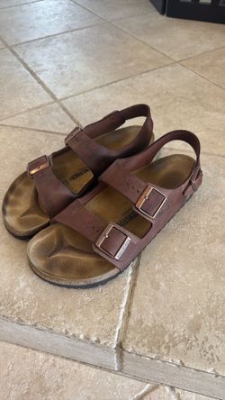 Men’s Birkenstock Milano Sandals – Brown – Size 44