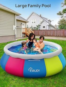 Evajoy Swimming Pool, EVAJOY 10ft ×30in
