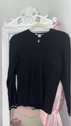 Victoria's Secret Black Cable Knit Sweater
