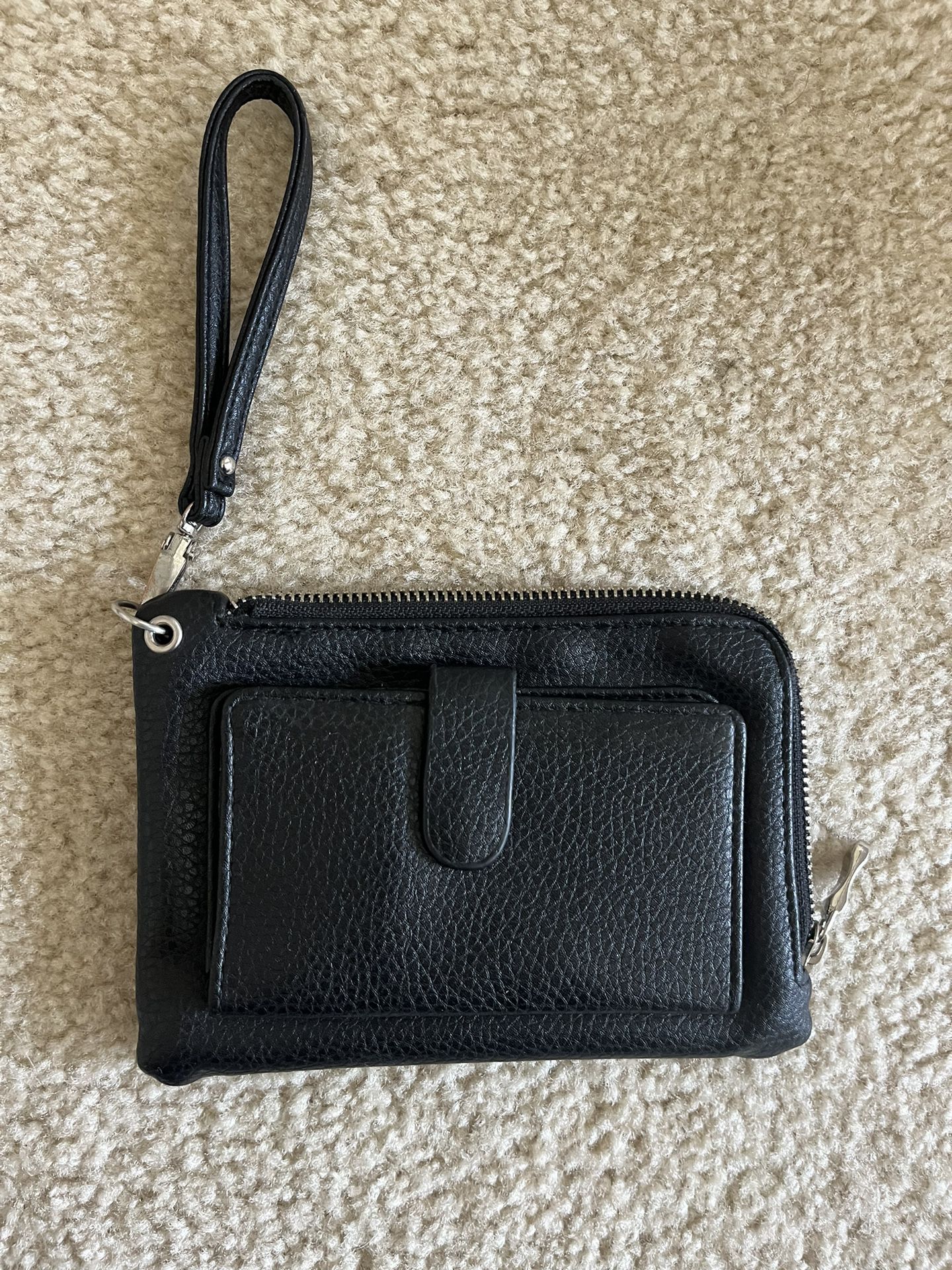 Black Wristlet Wallet $15