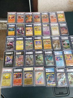 Big Collection Pokémon Cards CGC PSA BECKET at $80! Each firm. Totao 41 Cards x $80! Is $3280 i be happy with $2777! All. Trade are welcome no sad sto