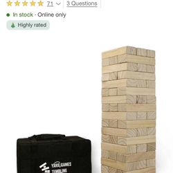 Tumbling Timbers - Oversized JENGA lawn game