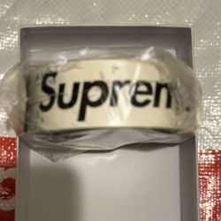 Supreme repeat leather belt 